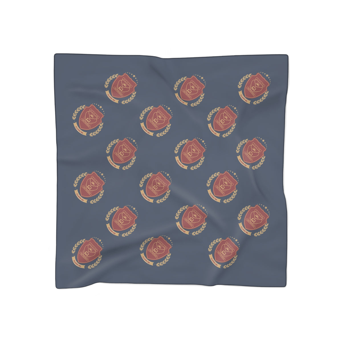 F.G.C PH Class '90 Crest Poly Scarf — Class Emblem Fashion Accessory
