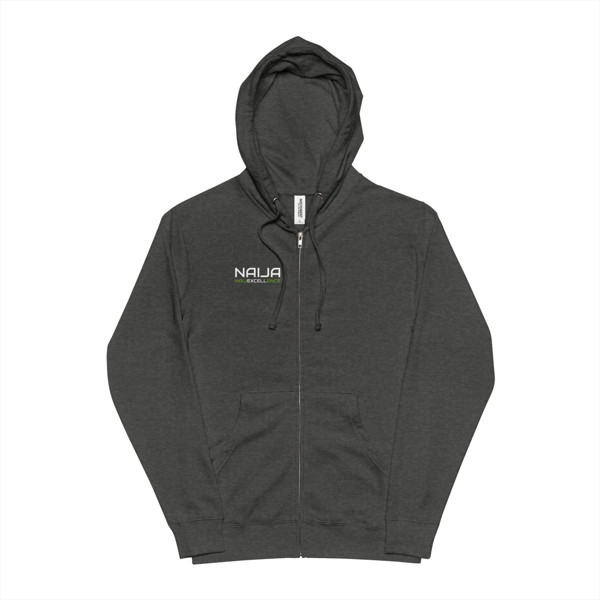 Naija Naijexcellence Unisex Fleece Zip Up Hoodie - Cozy Layer for Any Occasion, Perfect Gift for Friends, Travel, Winter Wear, Casual Style, Great for Festivals