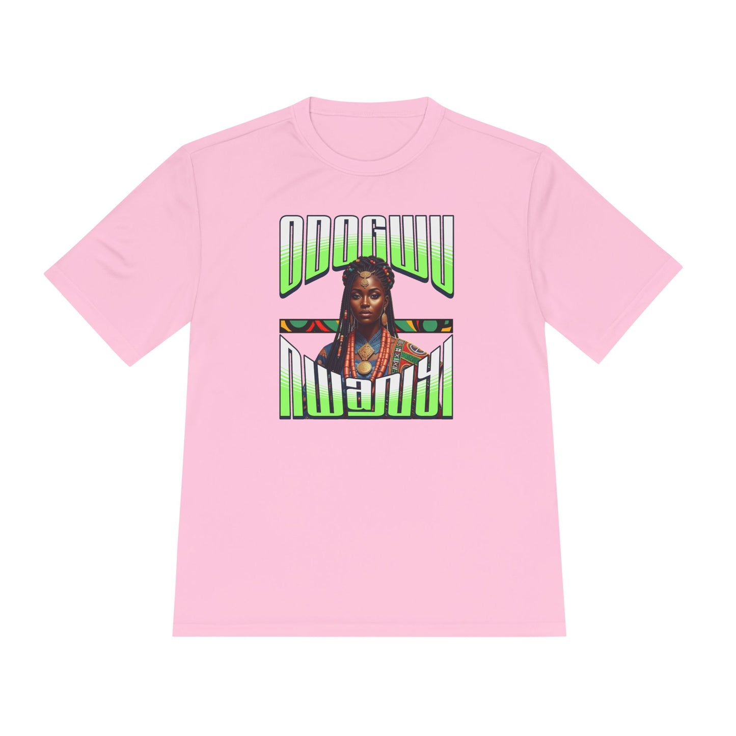 Odogwu Nwanyi Unisex Moisture Wicking Tee - Vibrant Cultural Apparel for Festivals, Events, Gift, Summer Wear, Sporty Style