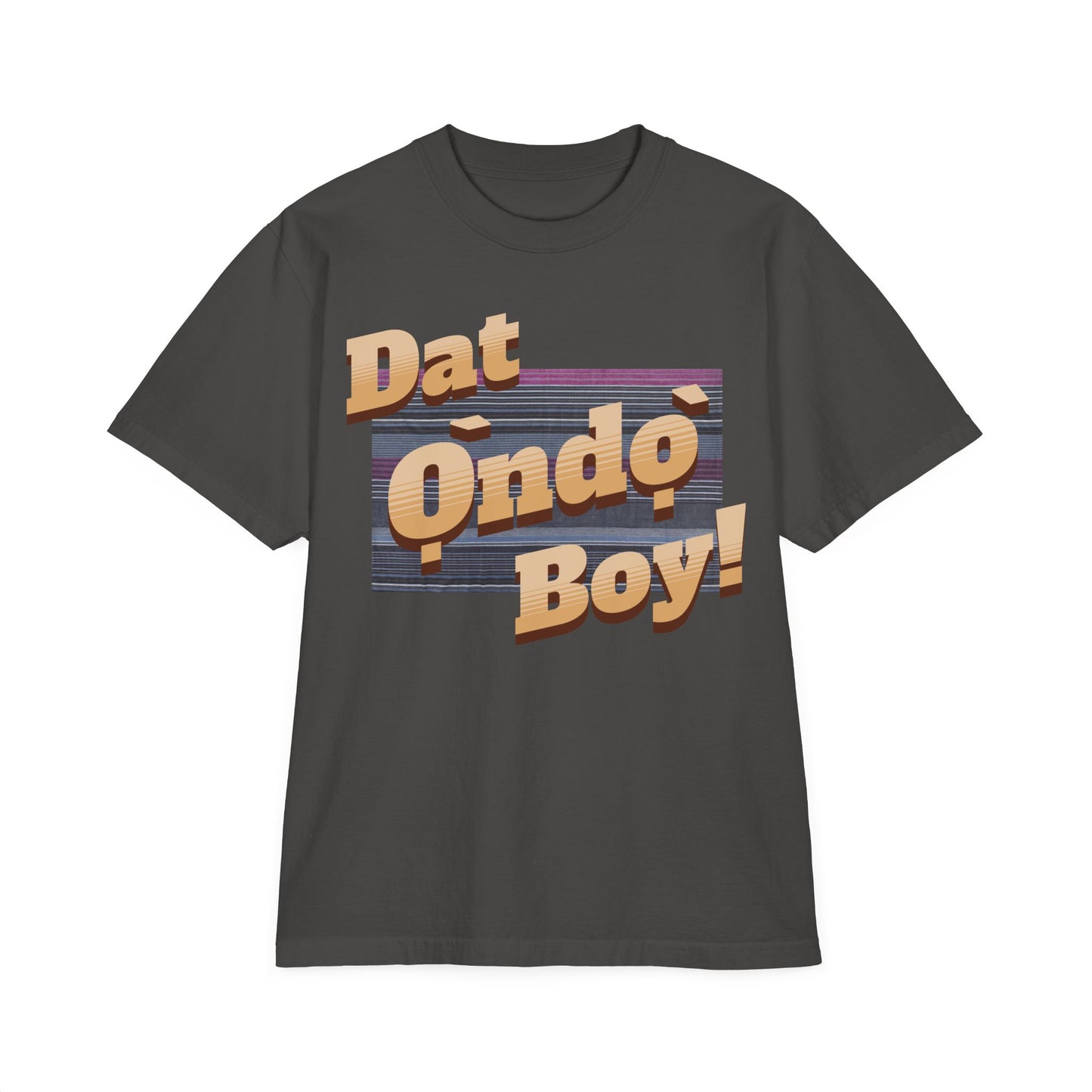 Dat Ọ̀ndọ̀ Boy - Unisex Garment-Dyed Drop-Shoulder T-Shirt, Casual Wear.