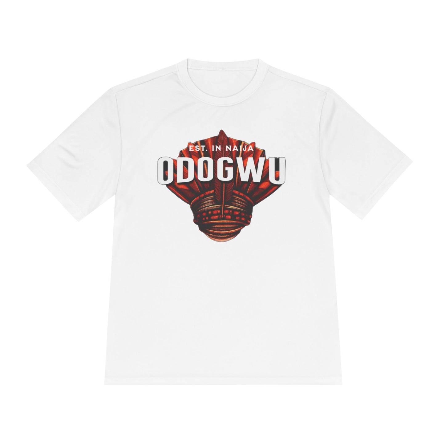 Odogwu Unisex Moisture Wicking Tee | Perfect for Active Lifestyles, Fitness, Summer Wear, Gifts for Holidays, Unique Design