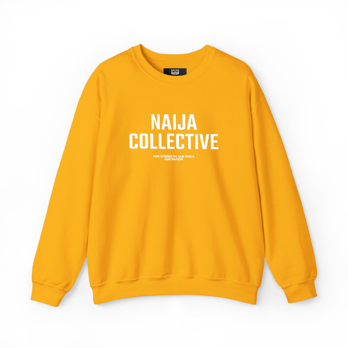 Embroidered Naija Collective Sweatshirt - Cozy Unisex Crewneck