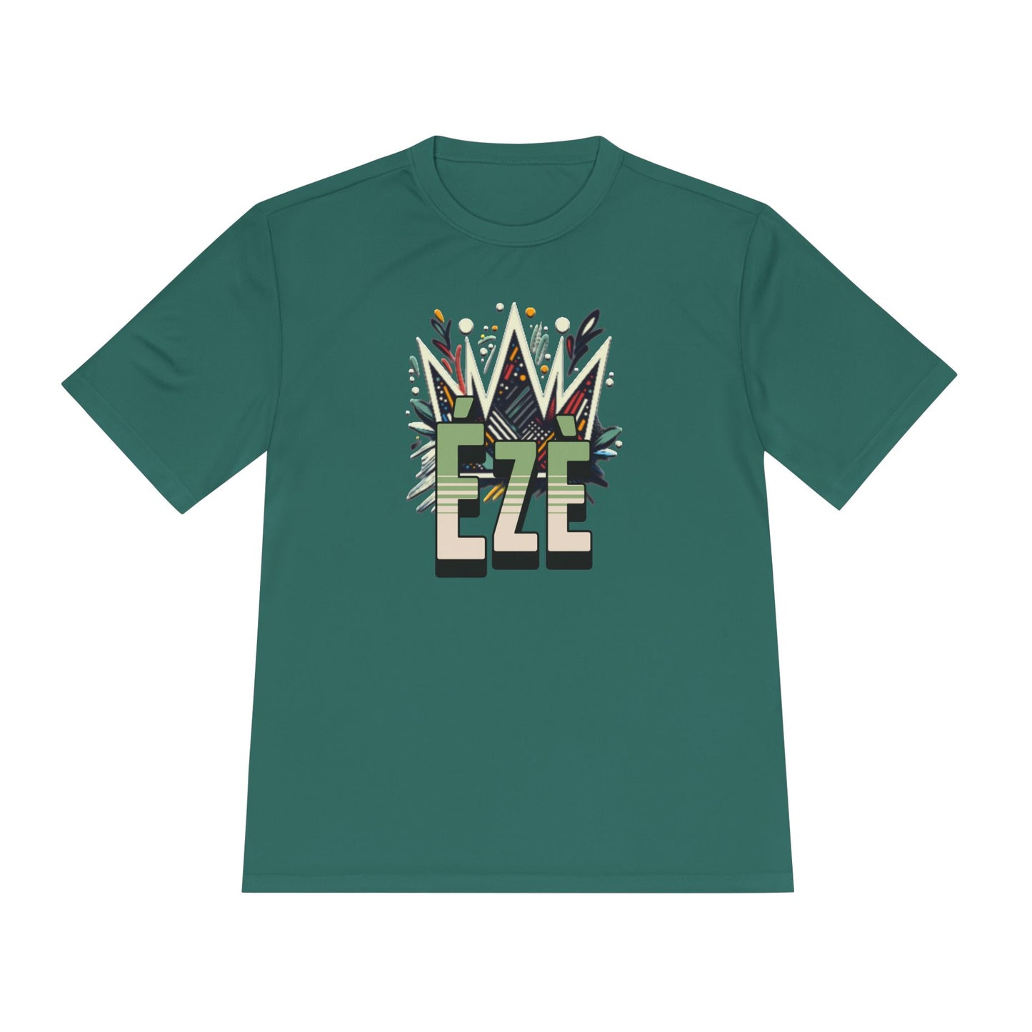Ézè-Kings Crown Front - Unisex Moisture Absorbing Tee