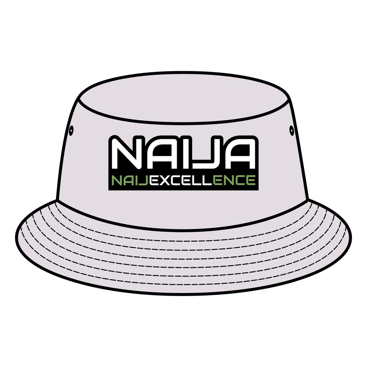 Stylish Naija Excellence Bucket Hat for Summer Adventure, Casual Streetwear, Gift for Fashion Lovers, Outdoor Activities, Festival Fun
