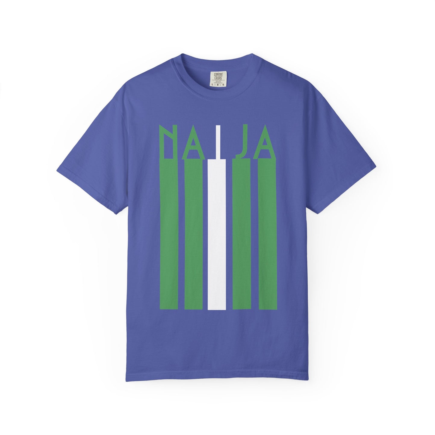 Naija Colors - Unisex Garment-Dyed T-shirt, Casual Wear, Graphic Tee, Gift for Him/Her, Streetwear Fashion