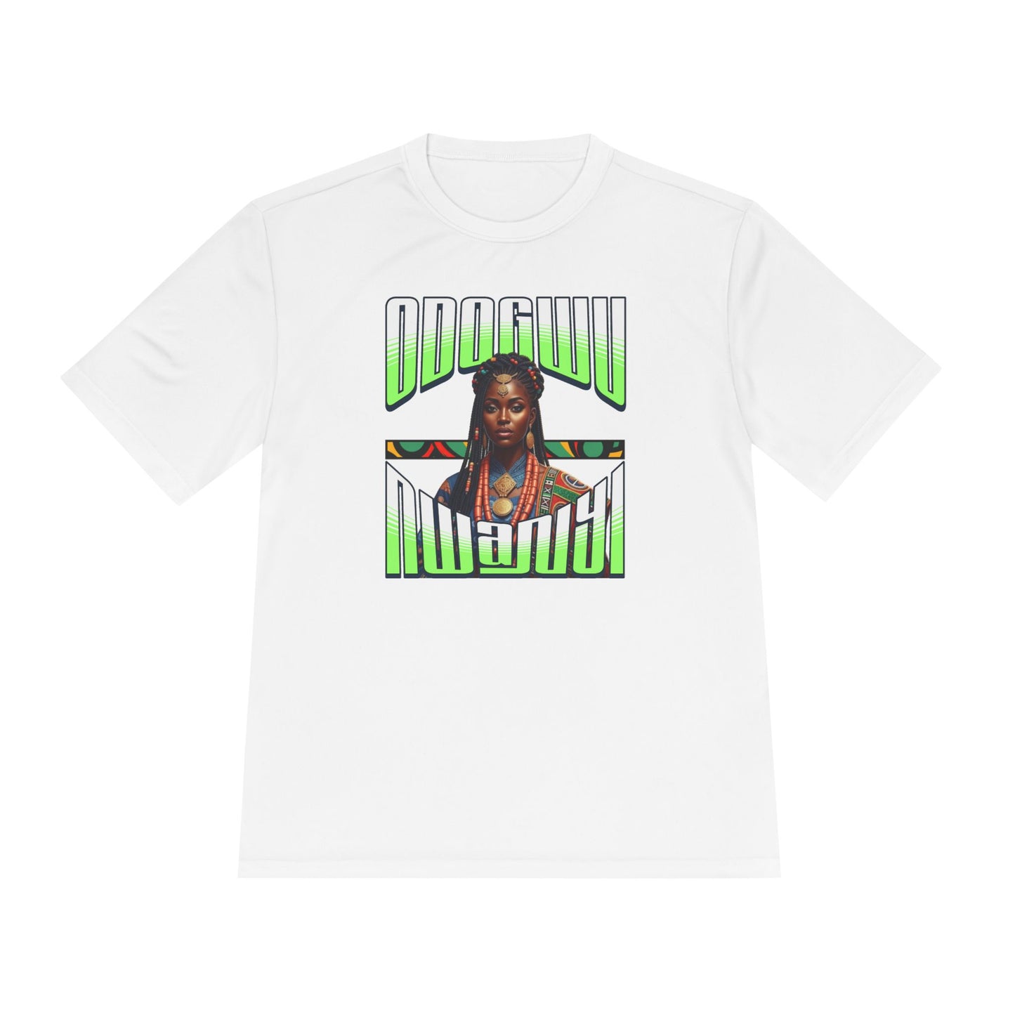 Odogwu Nwanyi Unisex Moisture Wicking Tee - Vibrant Cultural Apparel for Festivals, Events, Gift, Summer Wear, Sporty Style