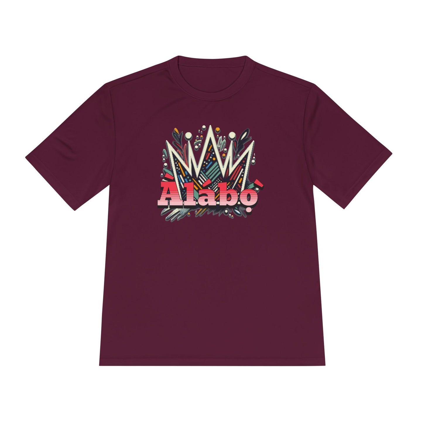 Àlábọ̀-Kings Crown Front - Unisex Moisture Absorbing Tee