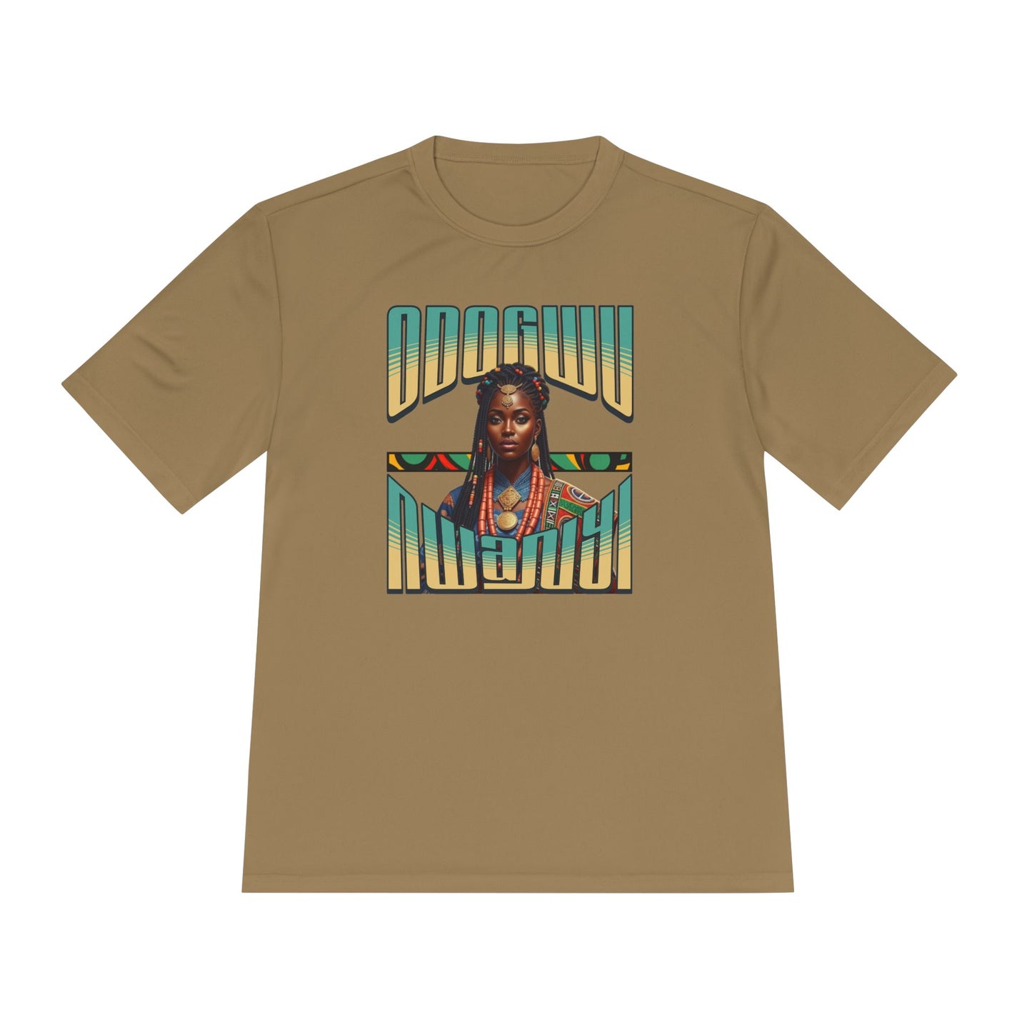 Odogwu Nwanyi MC Unisex Moisture Wicking Tee - Vibrant Cultural Apparel for Festivals, Events, Gift, Summer Wear, Sporty Style