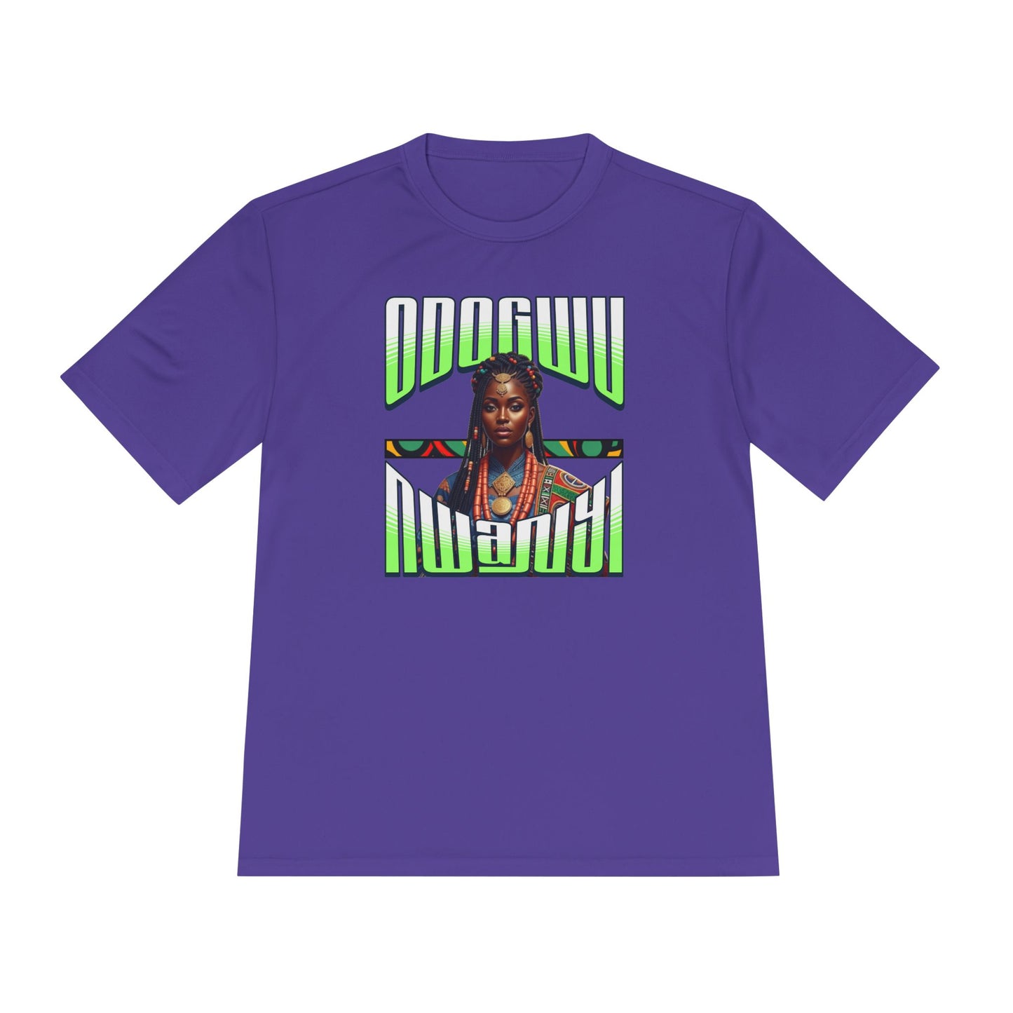 Odogwu Nwanyi Unisex Moisture Wicking Tee - Vibrant Cultural Apparel for Festivals, Events, Gift, Summer Wear, Sporty Style