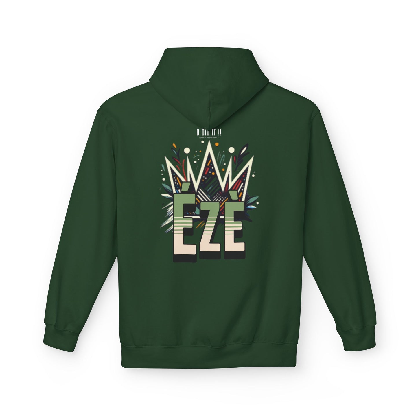 Ézè-Crown, Unisex Pullover Hoodie
