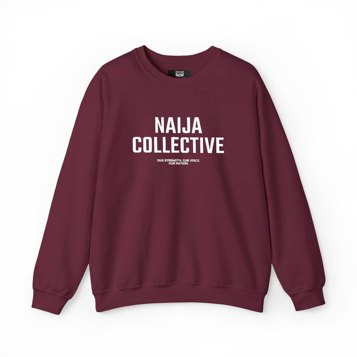 Embroidered Naija Collective Sweatshirt - Cozy Unisex Crewneck