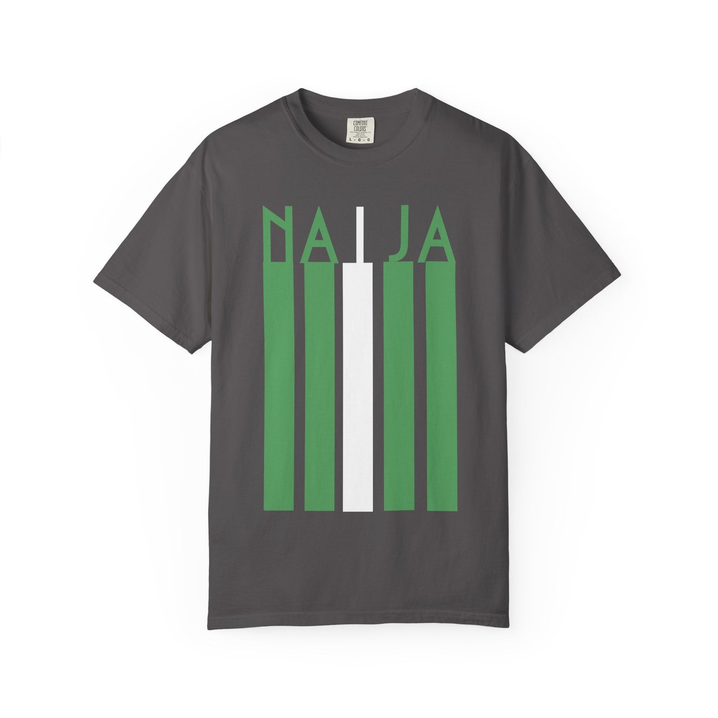 Naija Colors - Unisex Garment-Dyed T-shirt, Casual Wear, Graphic Tee, Gift for Him/Her, Streetwear Fashion