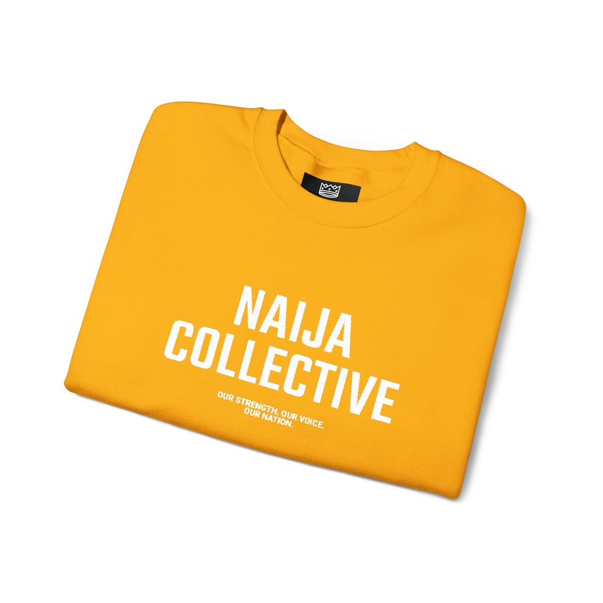 Embroidered Naija Collective Sweatshirt - Cozy Unisex Crewneck