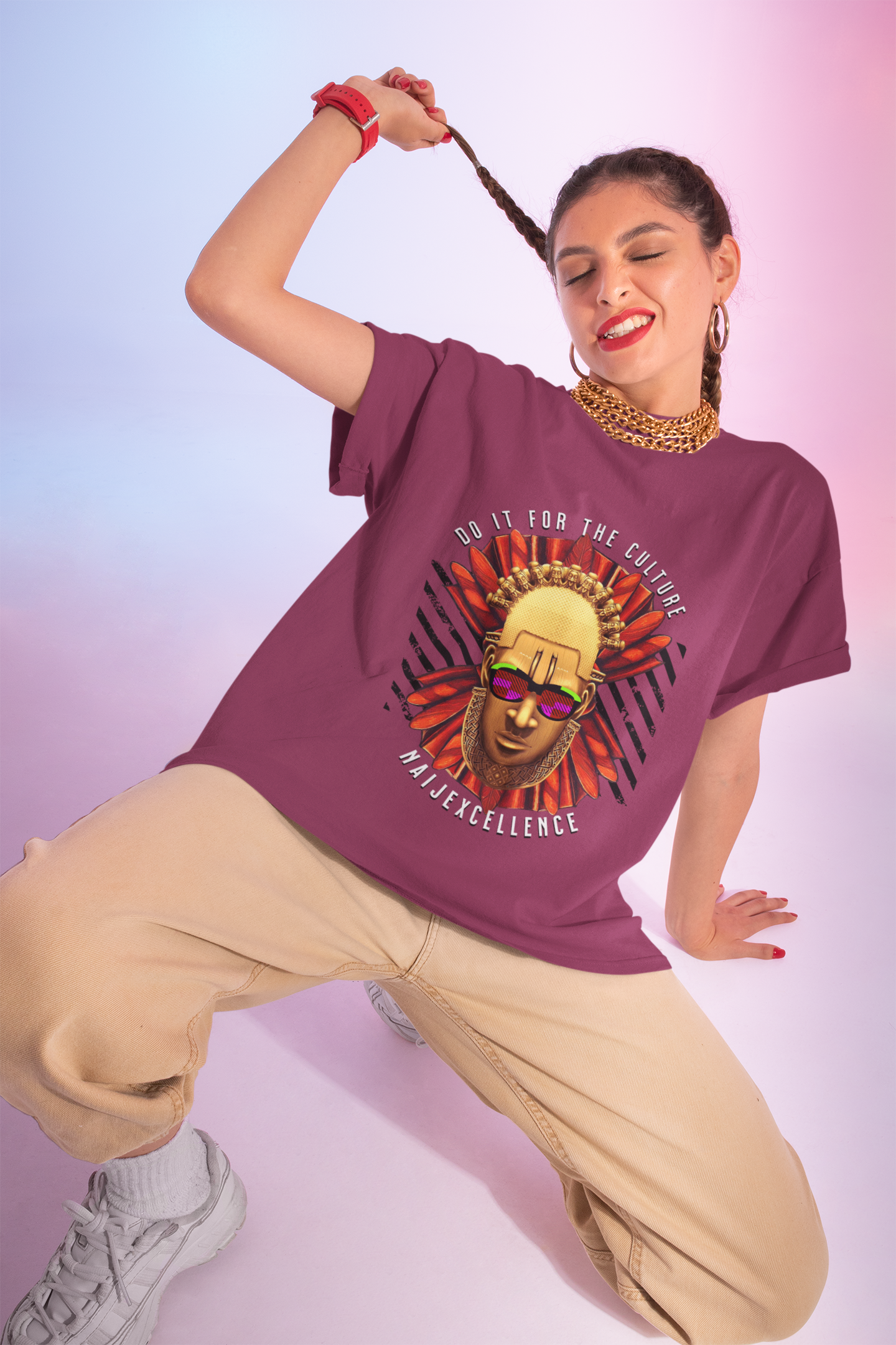 Festac Punk Mask - Unisex Moisture Absorbing Tee
