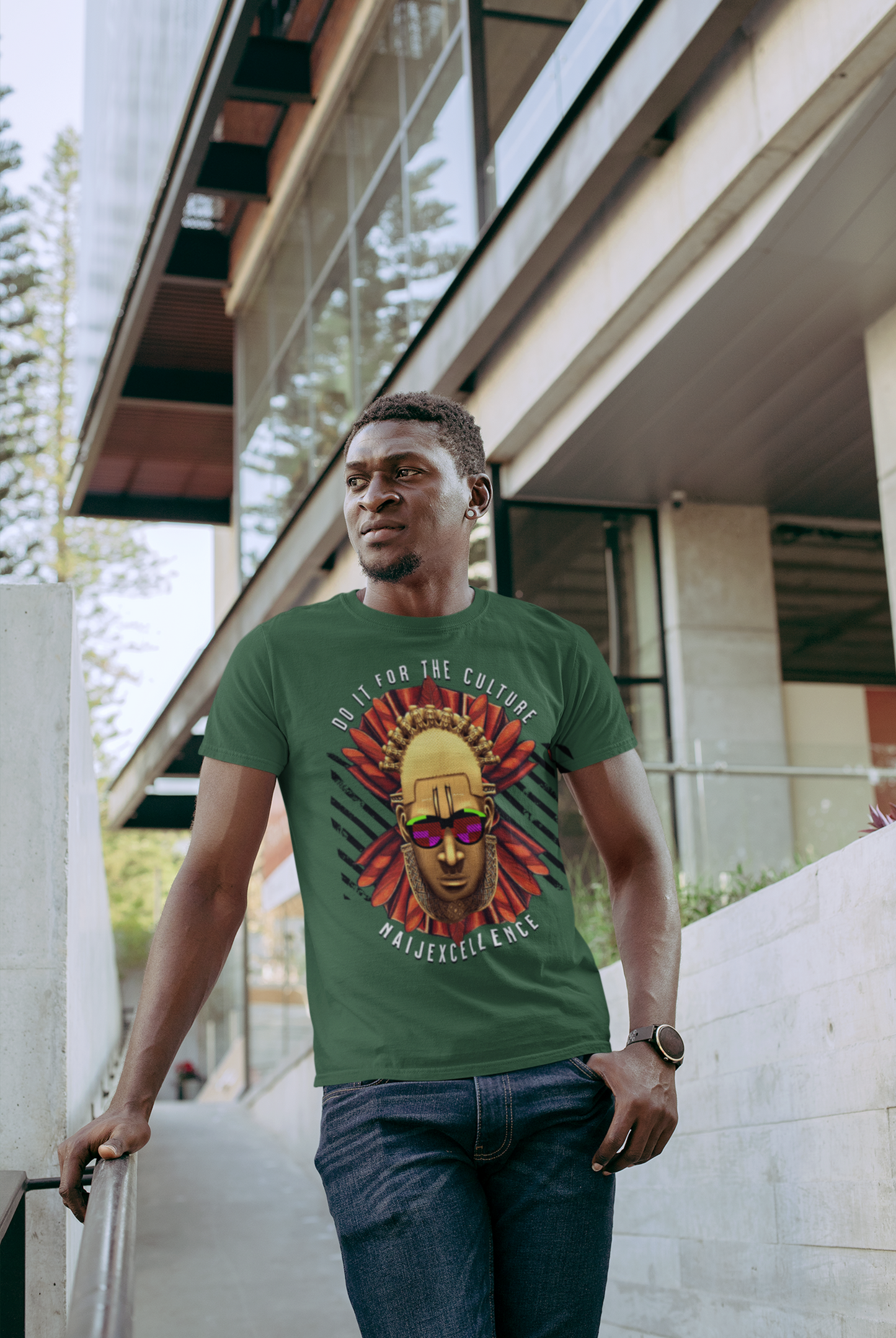 Festac Punk Mask - Unisex Moisture Absorbing Tee