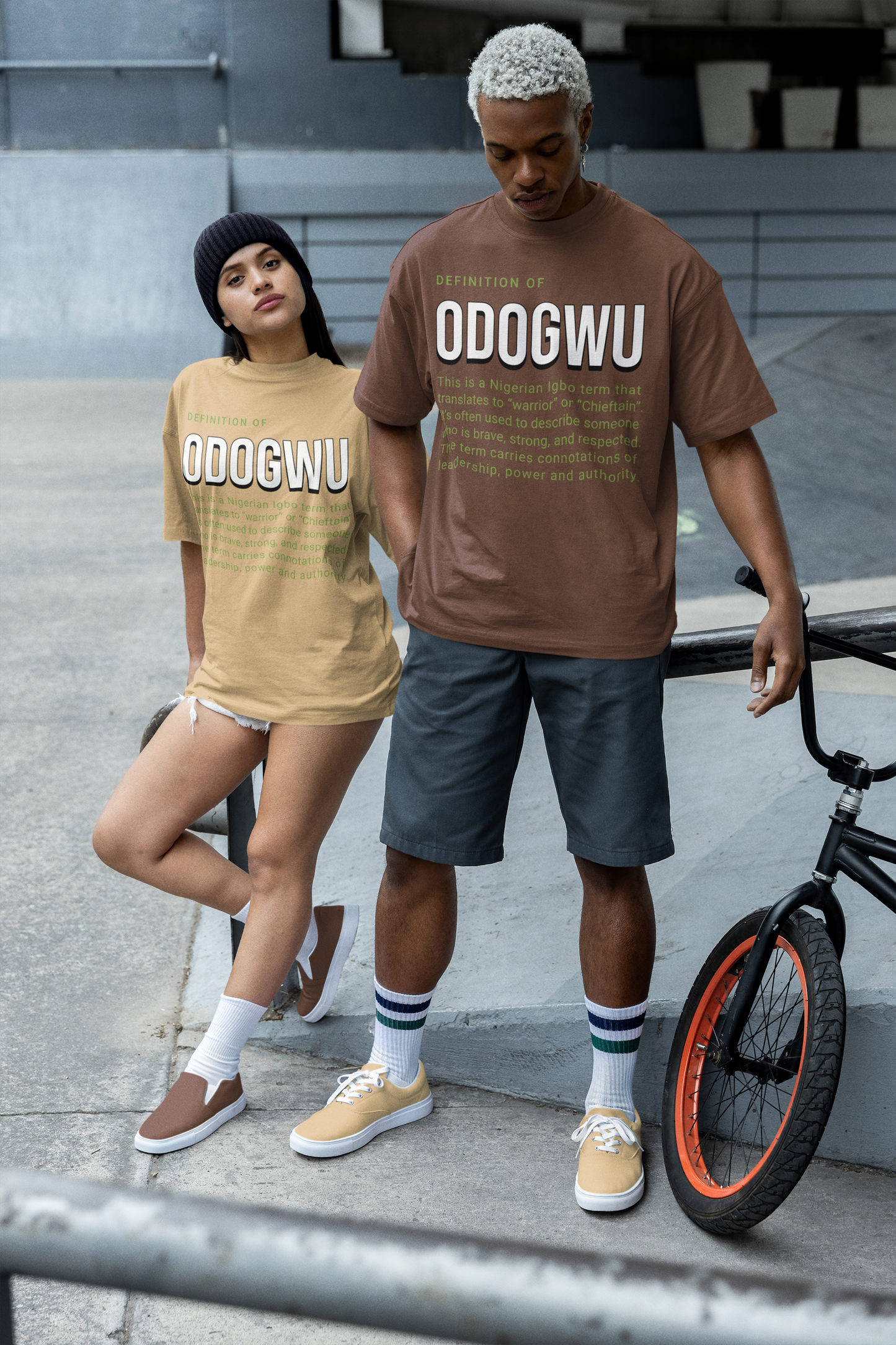 Definition Of Odogwu Unisex Garment-Dyed Drop-Shoulder T-Shirt