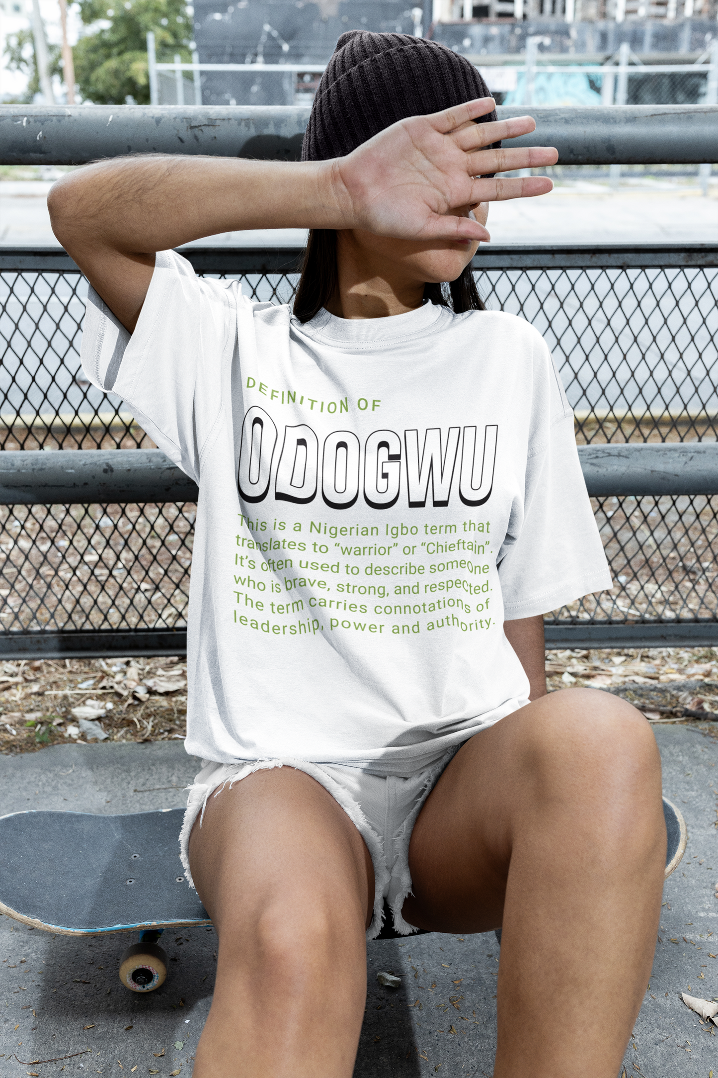 Definition Of Odogwu Unisex Garment-Dyed Drop-Shoulder T-Shirt