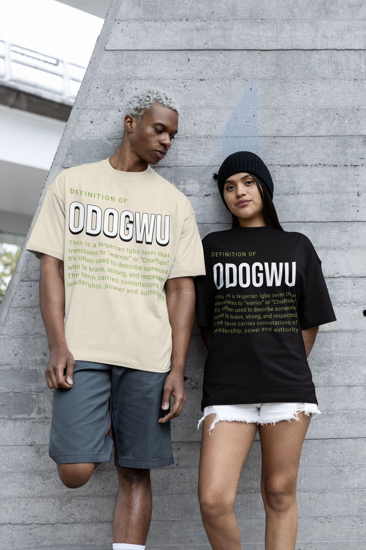Definition Of Odogwu Unisex Garment-Dyed Drop-Shoulder T-Shirt
