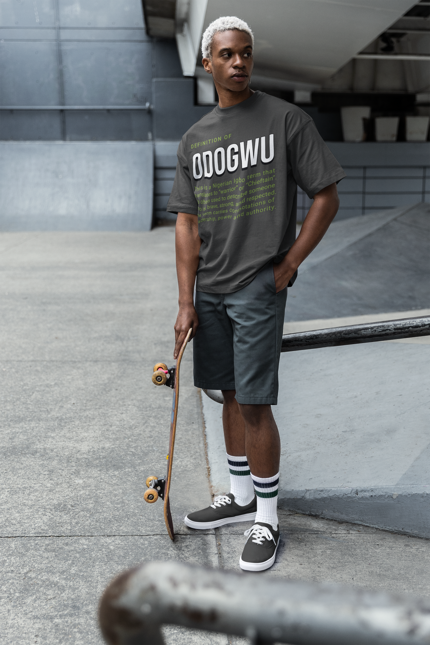 Definition Of Odogwu Unisex Garment-Dyed Drop-Shoulder T-Shirt