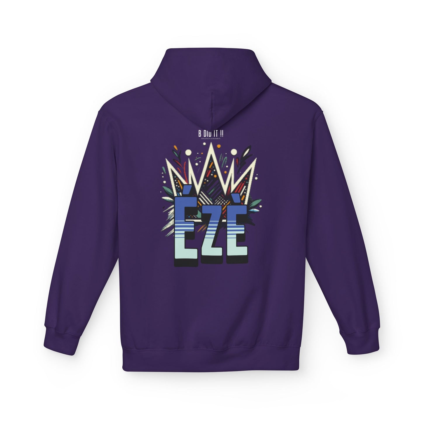 Ézè-Crown, Unisex Pullover Hoodie