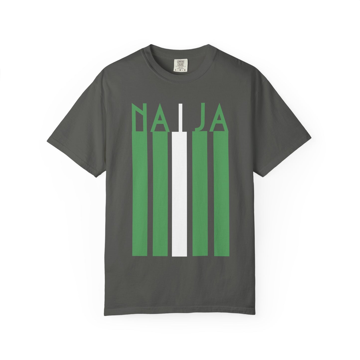 Naija Colors - Unisex Garment-Dyed T-shirt, Casual Wear, Graphic Tee, Gift for Him/Her, Streetwear Fashion
