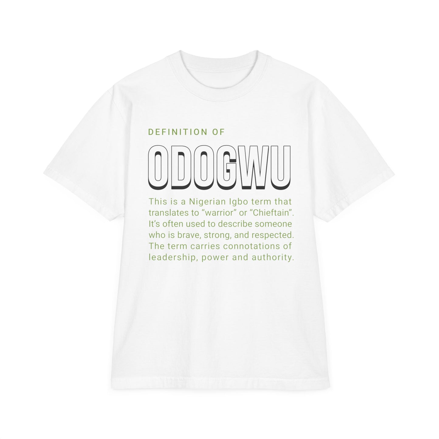 Definition Of Odogwu Unisex Garment-Dyed Drop-Shoulder T-Shirt
