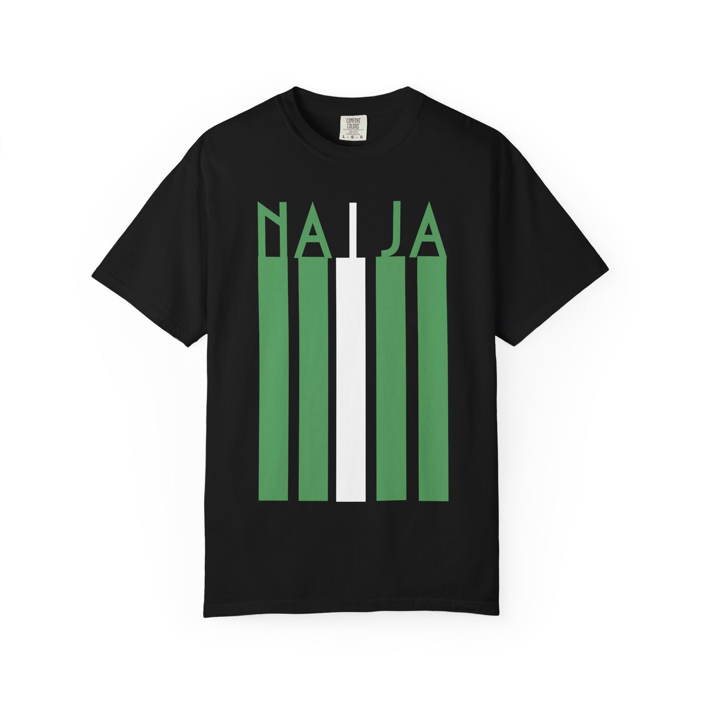 Naija Colors - Unisex Garment-Dyed T-shirt, Casual Wear, Graphic Tee, Gift for Him/Her, Streetwear Fashion