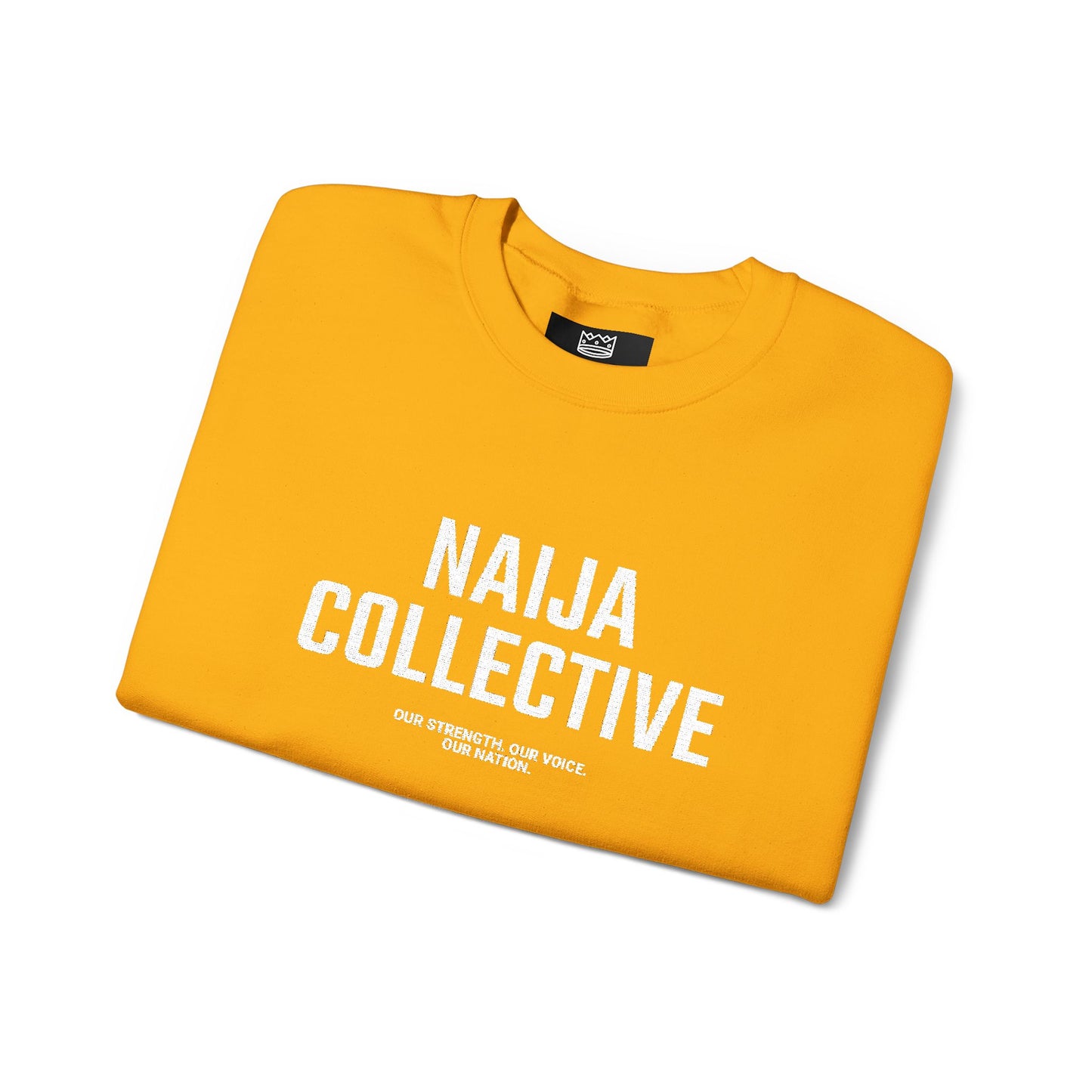 Embroidered Naija Collective Sweatshirt - Cozy Unisex Crewneck