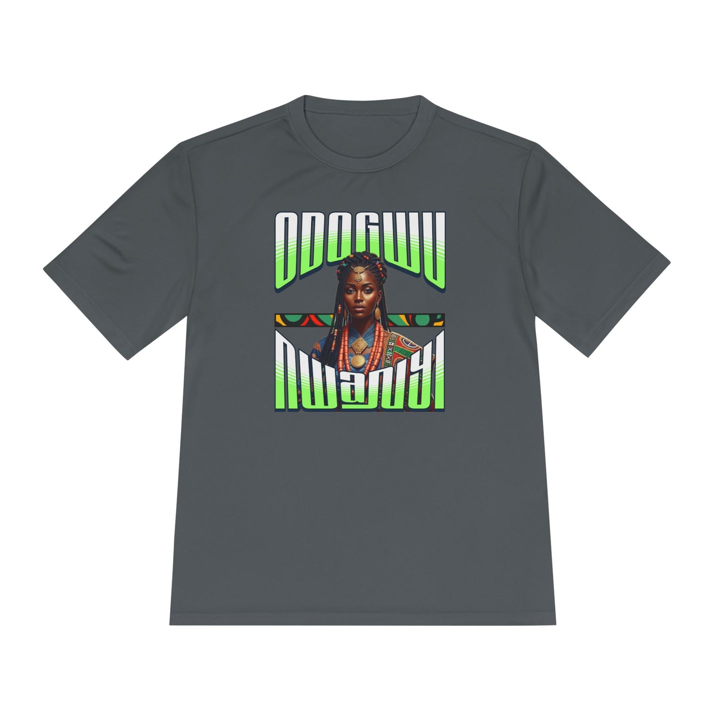 Odogwu Nwanyi Unisex Moisture Wicking Tee - Vibrant Cultural Apparel for Festivals, Events, Gift, Summer Wear, Sporty Style