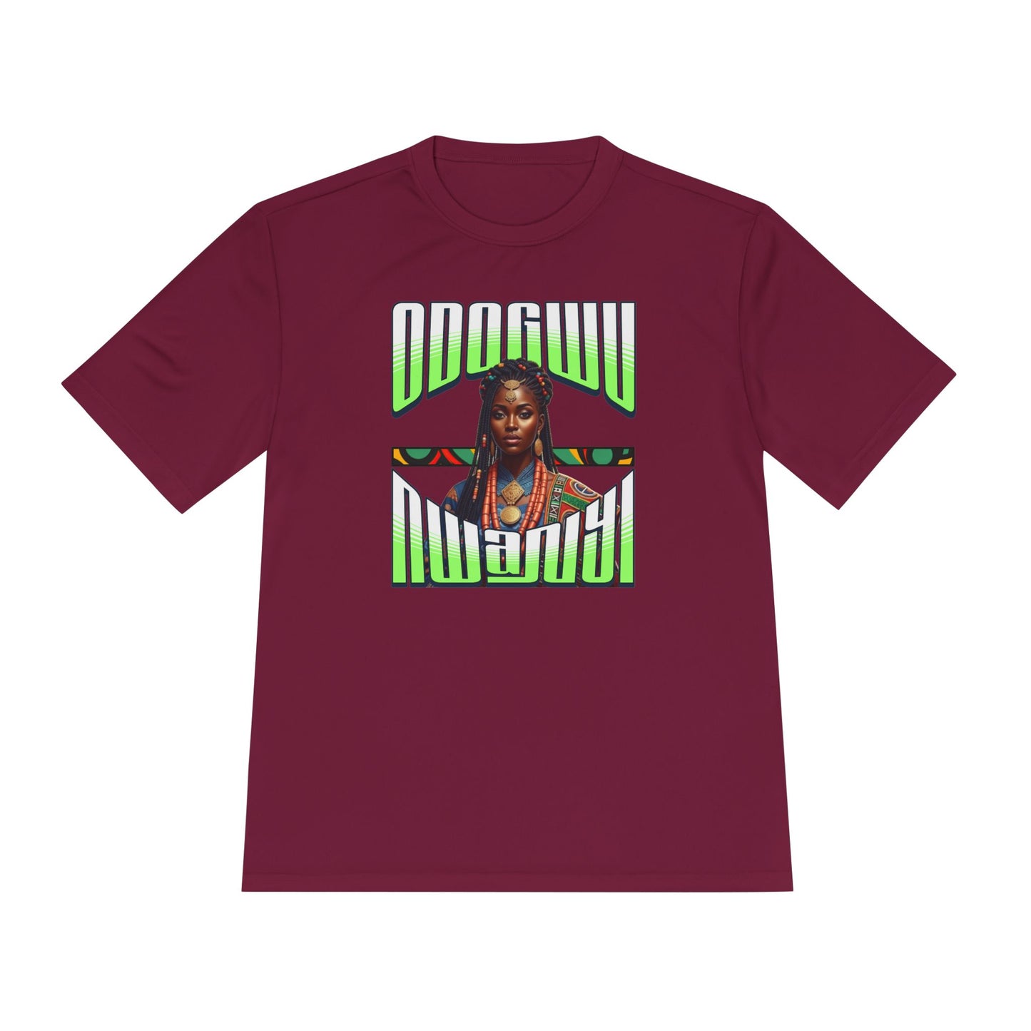 Odogwu Nwanyi Unisex Moisture Wicking Tee - Vibrant Cultural Apparel for Festivals, Events, Gift, Summer Wear, Sporty Style