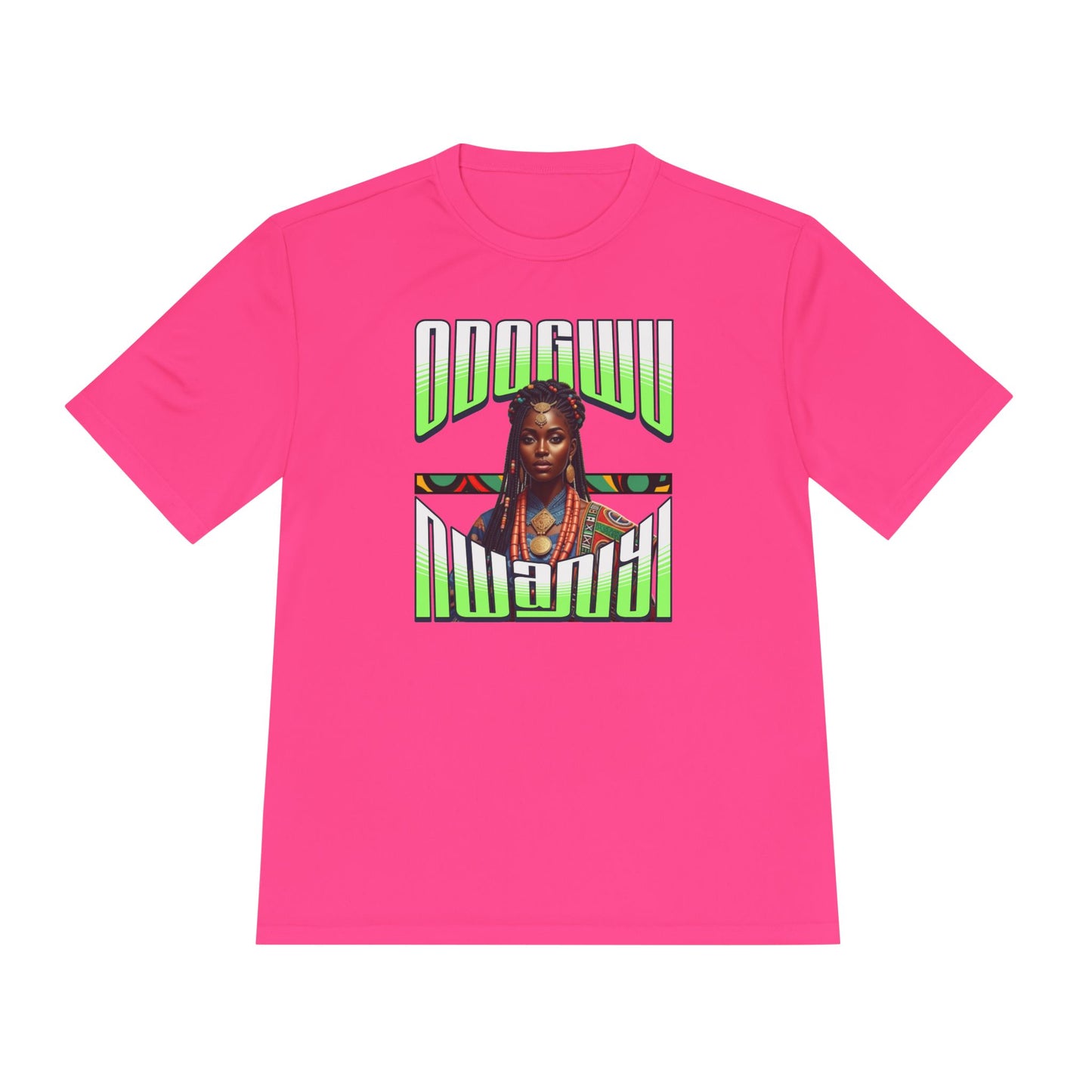 Odogwu Nwanyi Unisex Moisture Wicking Tee - Vibrant Cultural Apparel for Festivals, Events, Gift, Summer Wear, Sporty Style