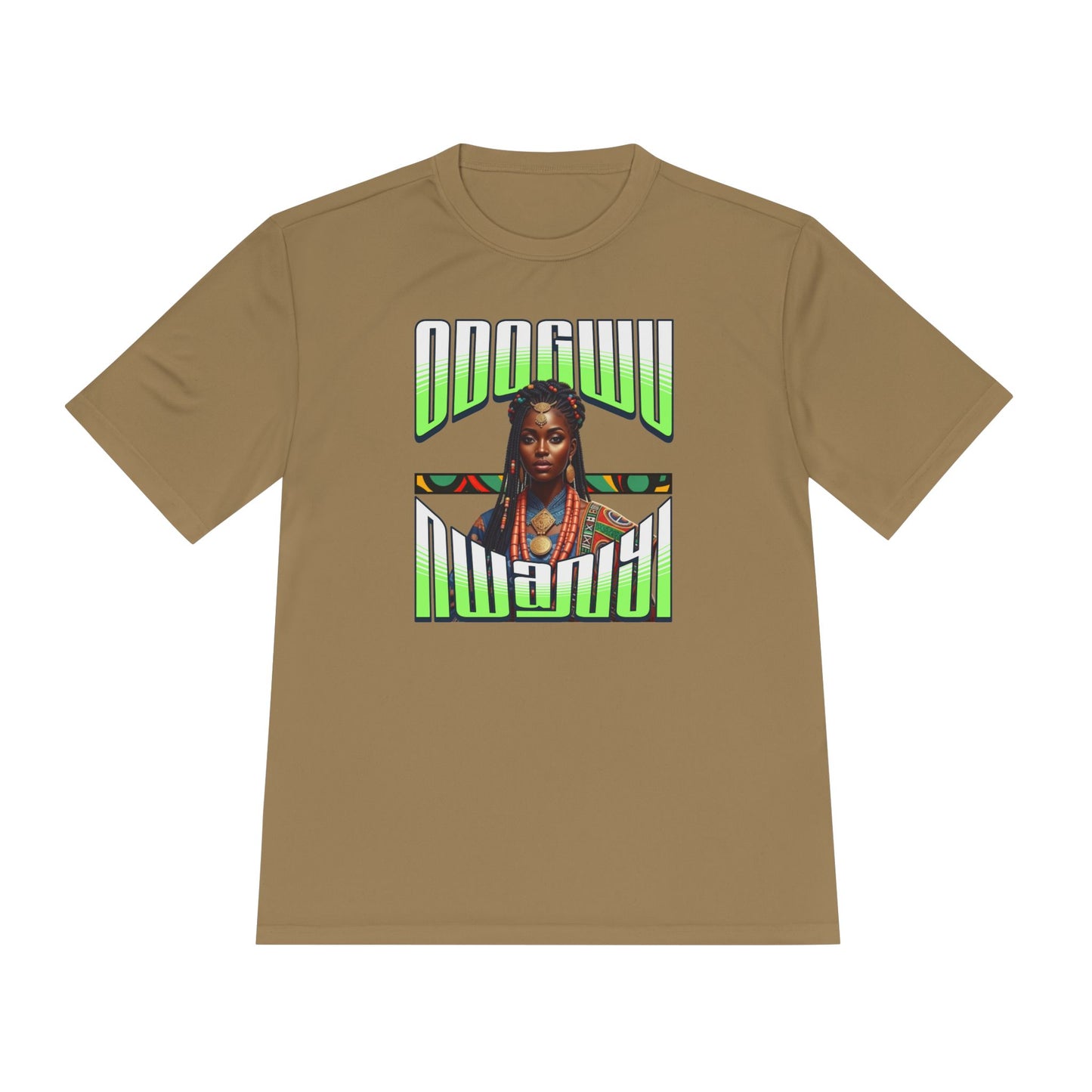 Odogwu Nwanyi Unisex Moisture Wicking Tee - Vibrant Cultural Apparel for Festivals, Events, Gift, Summer Wear, Sporty Style