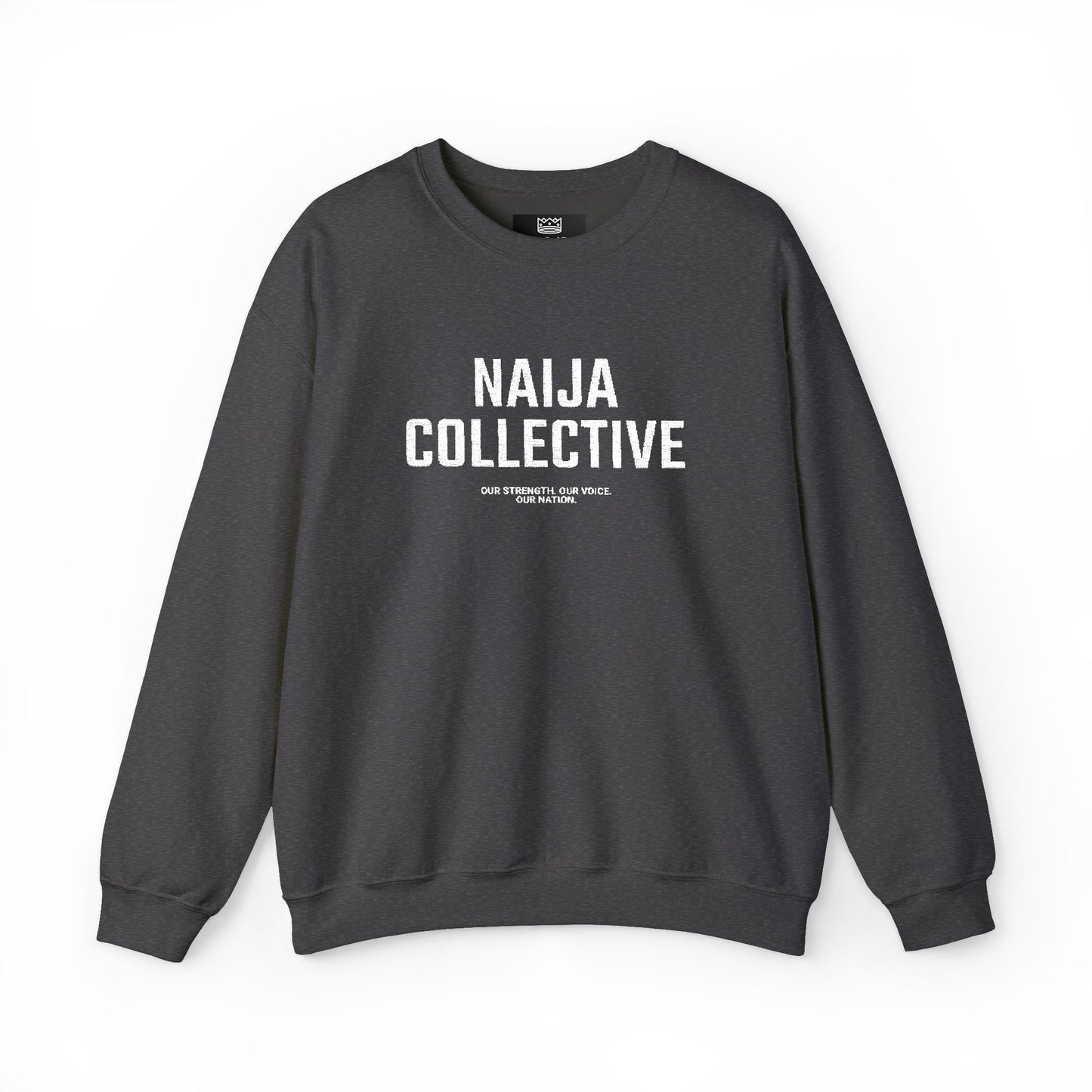 Embroidered Naija Collective Sweatshirt - Cozy Unisex Crewneck