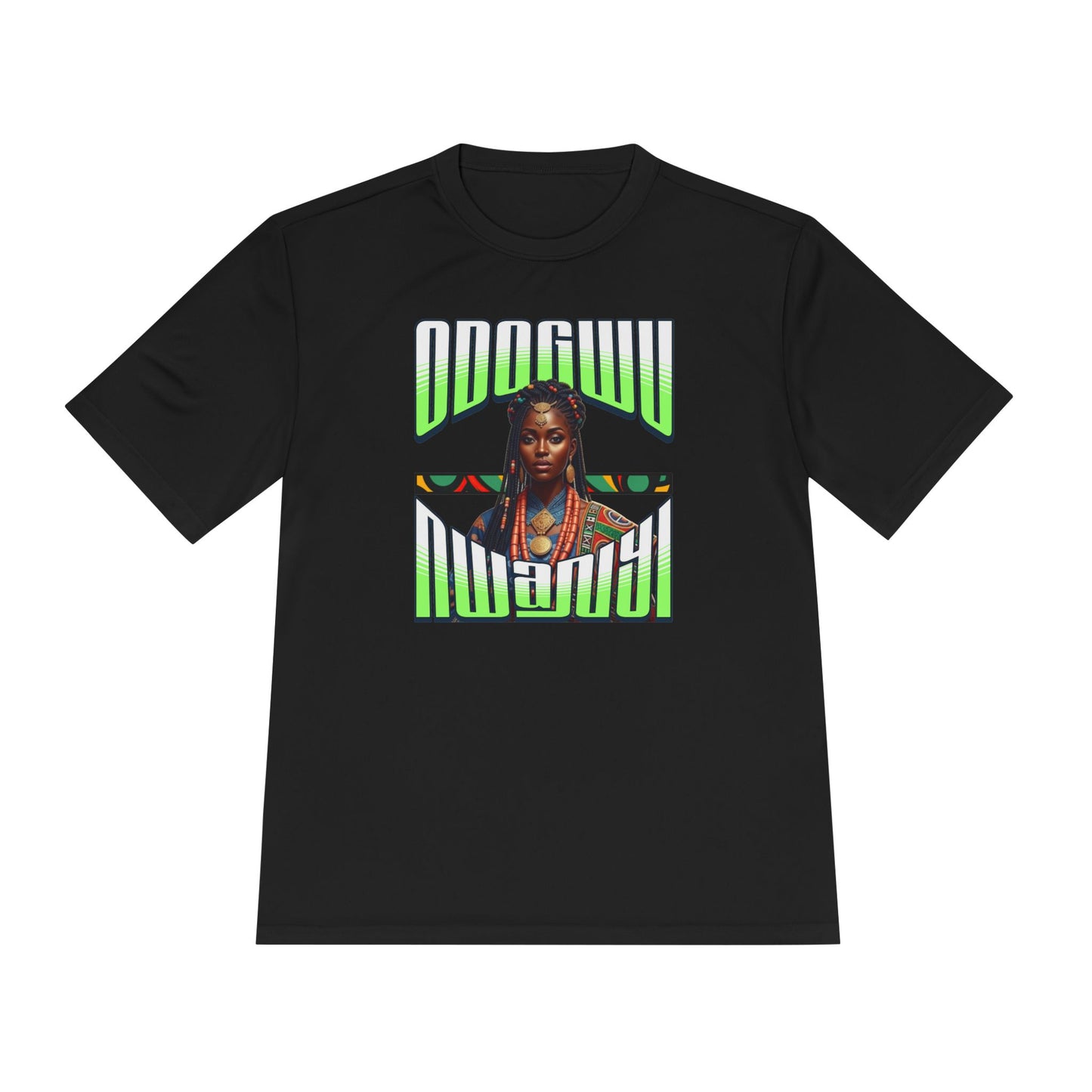 Odogwu Nwanyi Unisex Moisture Wicking Tee - Vibrant Cultural Apparel for Festivals, Events, Gift, Summer Wear, Sporty Style