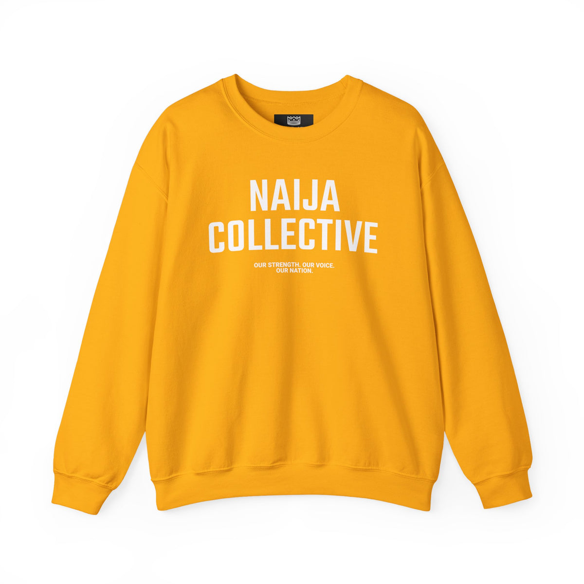 Embroidered Naija Collective Sweatshirt - Cozy Unisex Crewneck
