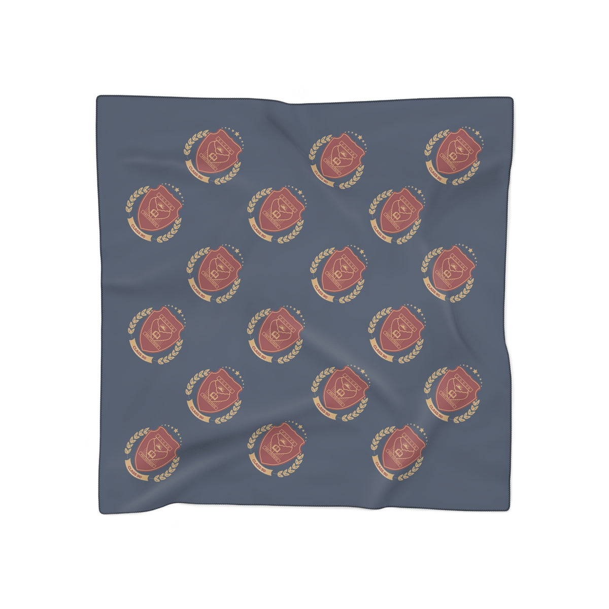 F.G.C PH Class '90 Crest Poly Scarf — Class Emblem Fashion Accessory