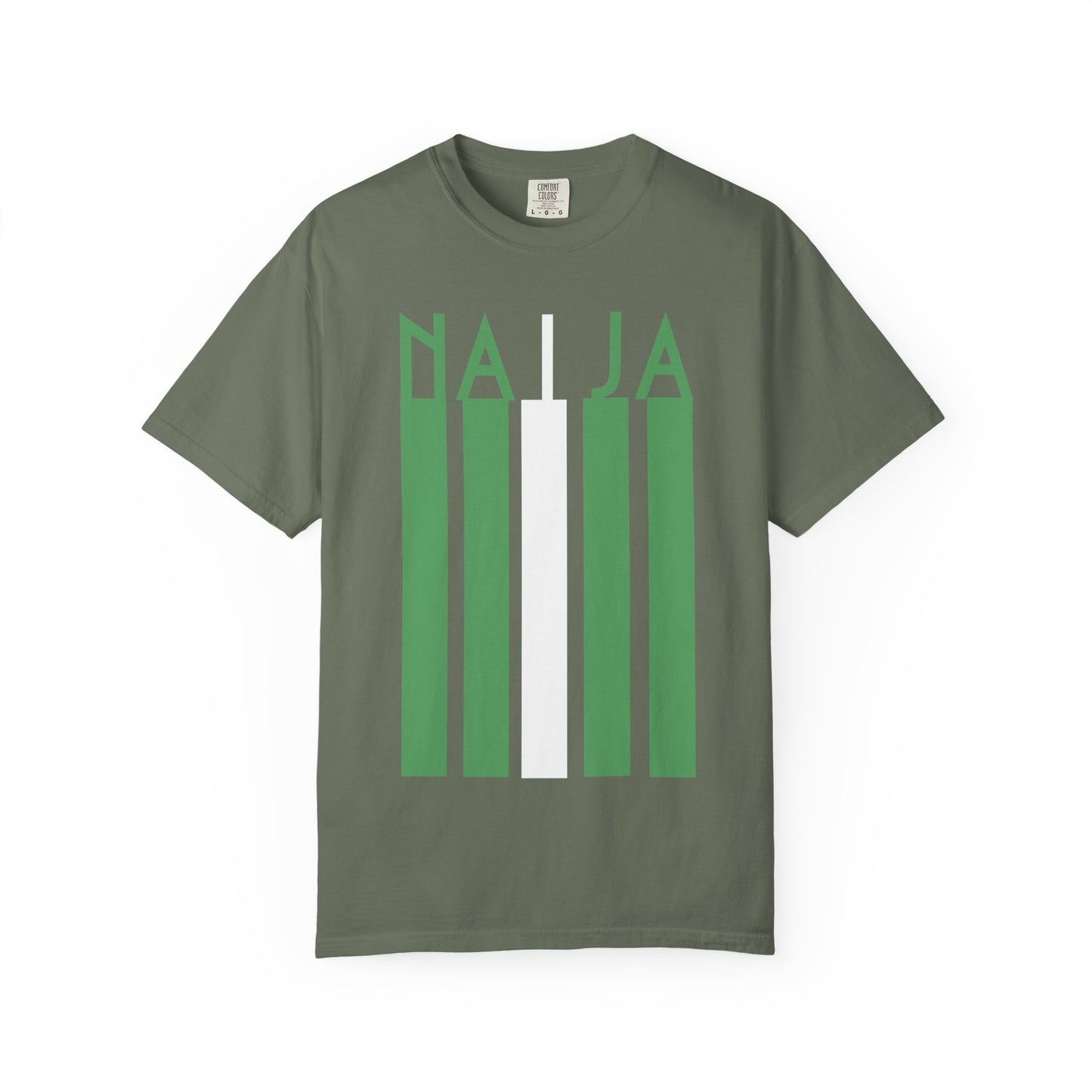 Naija Colors - Unisex Garment-Dyed T-shirt, Casual Wear, Graphic Tee, Gift for Him/Her, Streetwear Fashion