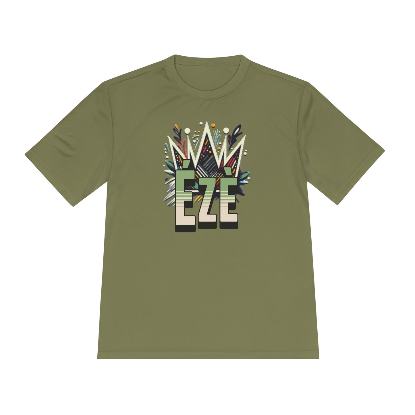Ézè-Kings Crown Front - Unisex Moisture Absorbing Tee