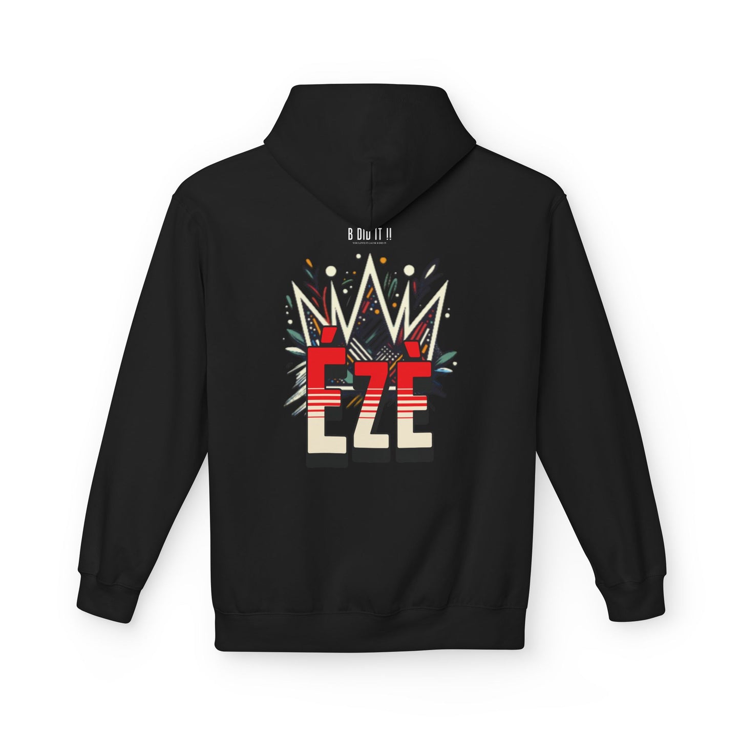 Ézè-Crown, Unisex Pullover Hoodie