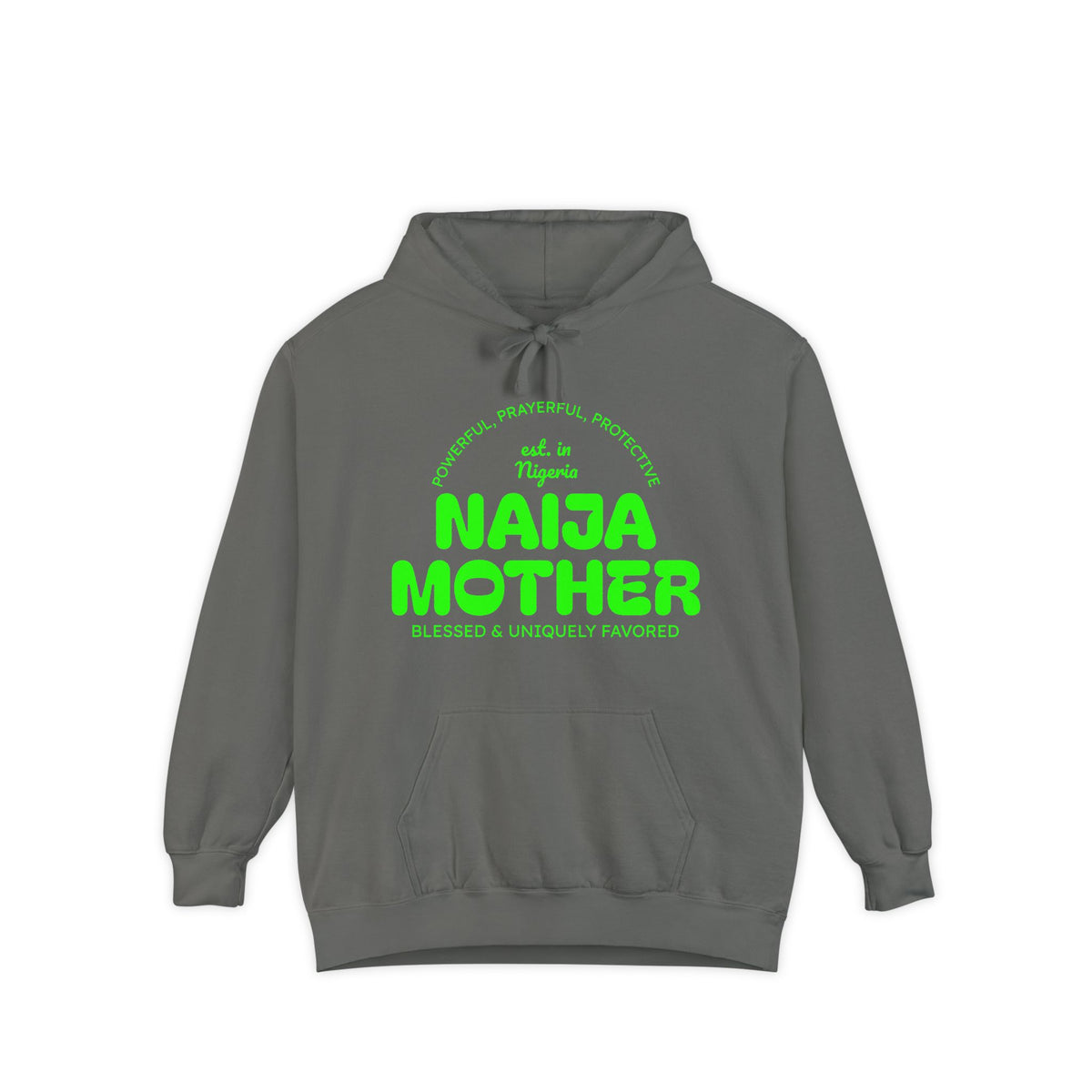 Naija Mother -Mothers Day Garment-Dyed Hoodie