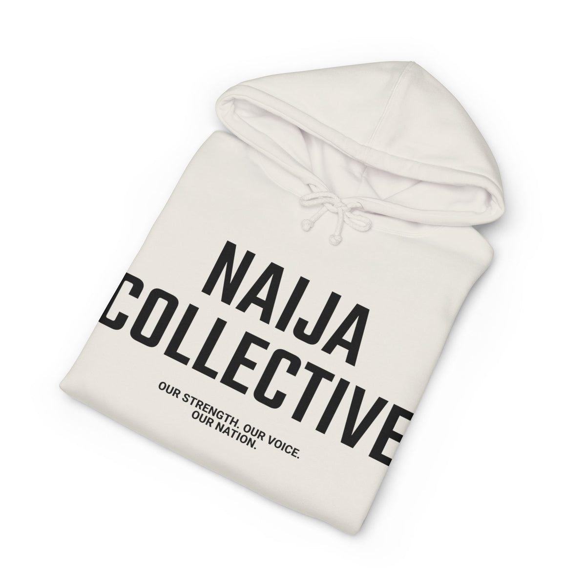 Naija Collective Hoodie — Nigerian Pride Pullover with 'Naija Collective' Text