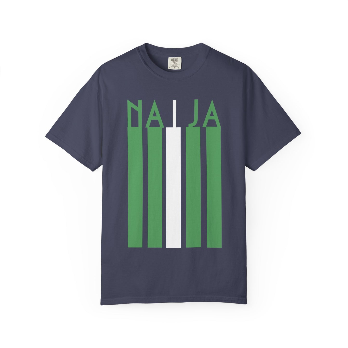 Naija Colors - Unisex Garment-Dyed T-shirt, Casual Wear, Graphic Tee, Gift for Him/Her, Streetwear Fashion