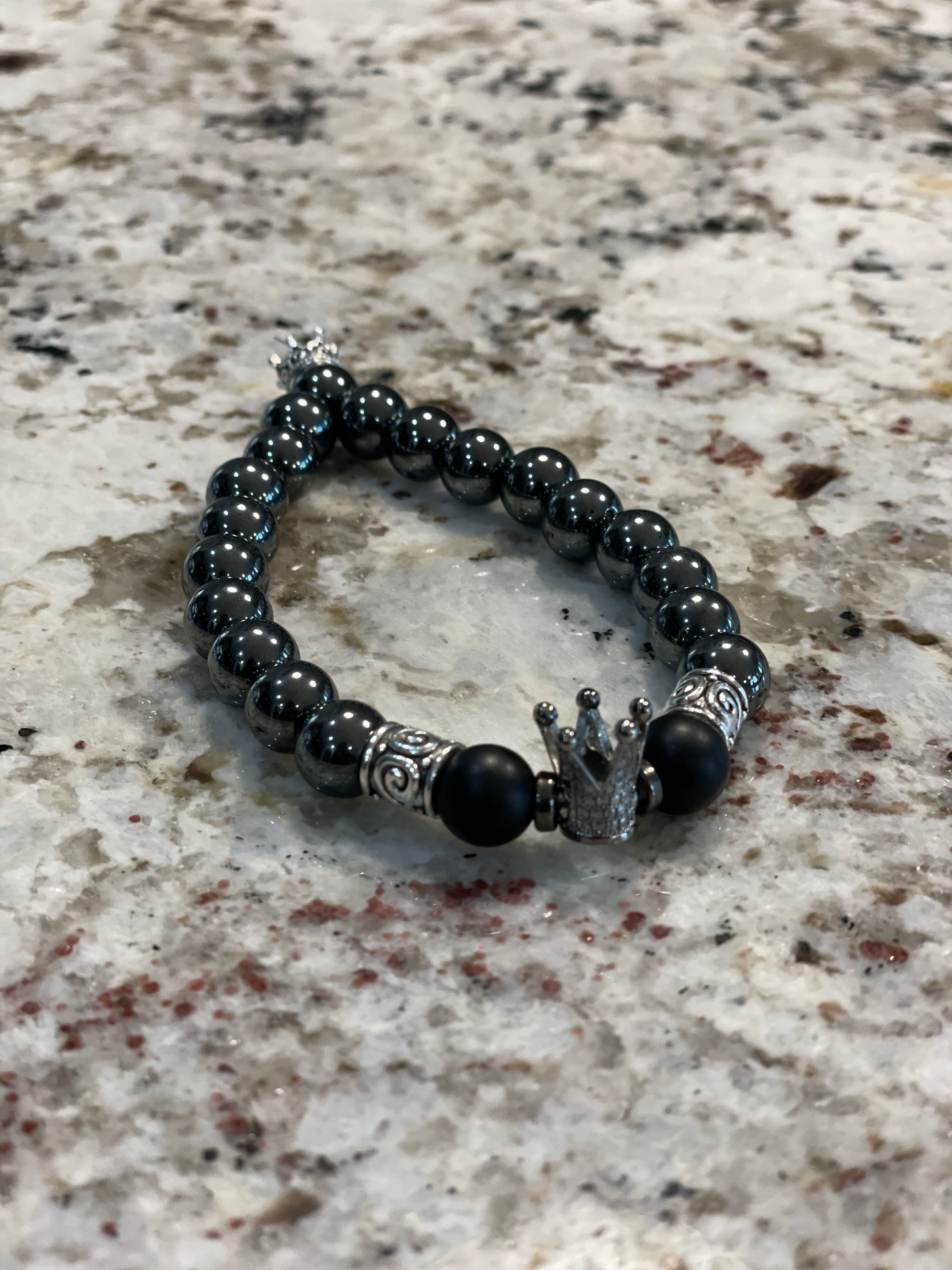 10mm Charm Beads Bracelet Men And Women Hematite beads