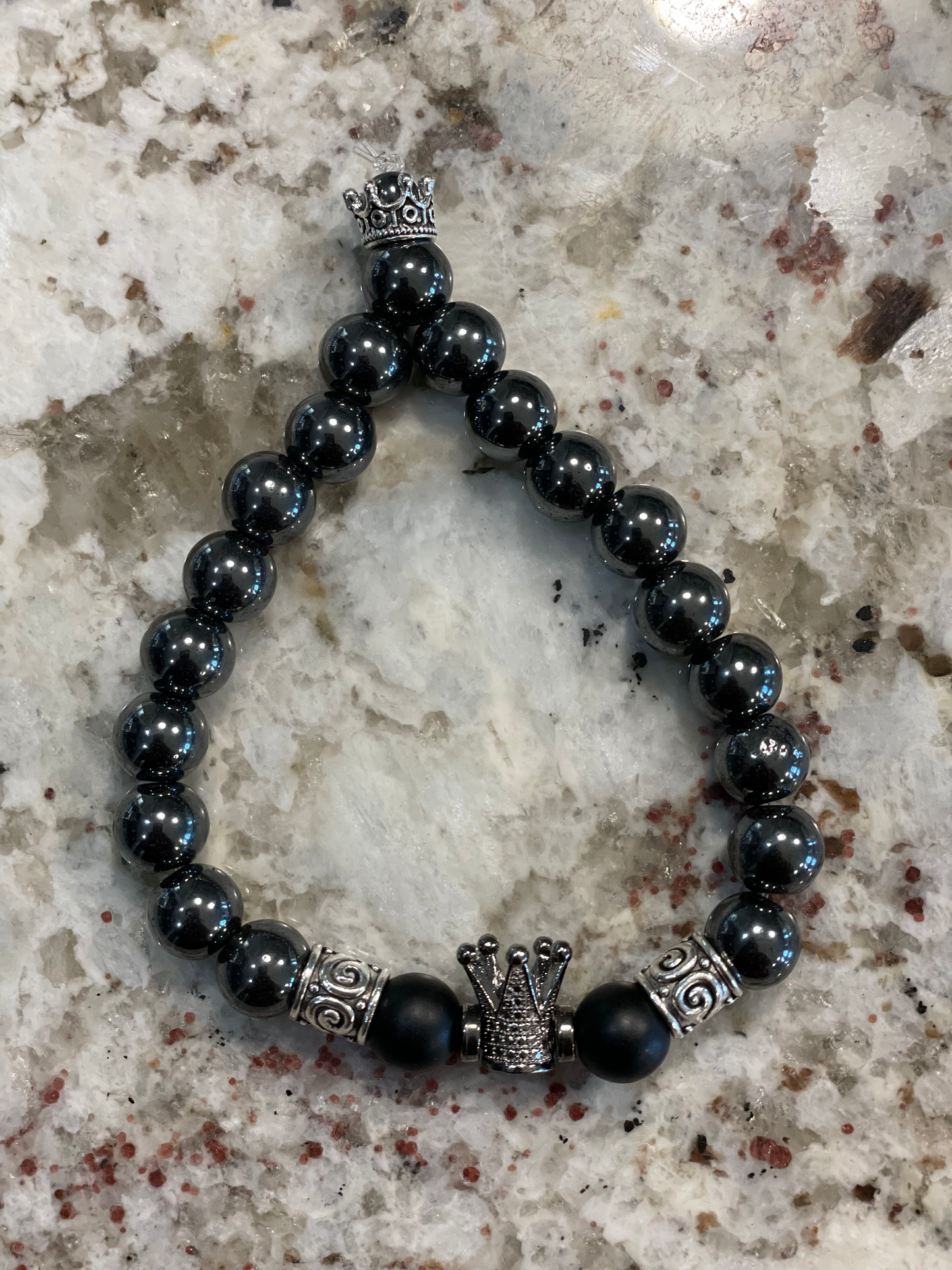 10mm Charm Beads Bracelet Men And Women Hematite beads