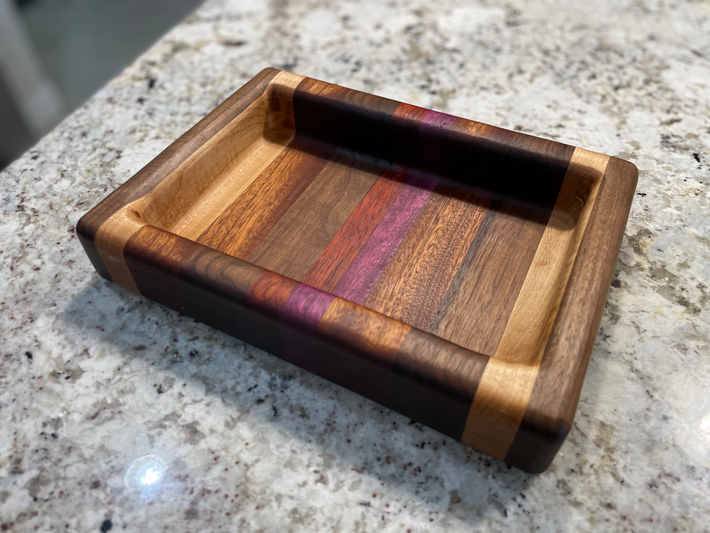 Rectangular Wooden Bowl / Mini-Cutting Board