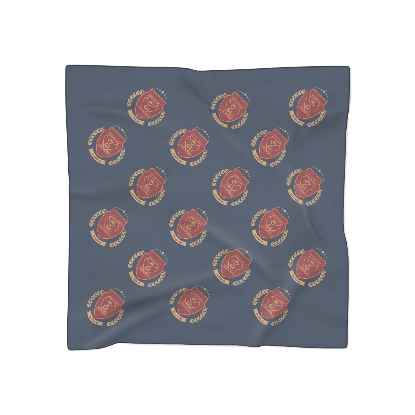 F.G.C PH Class '90 Crest Poly Scarf — Class Emblem Fashion Accessory
