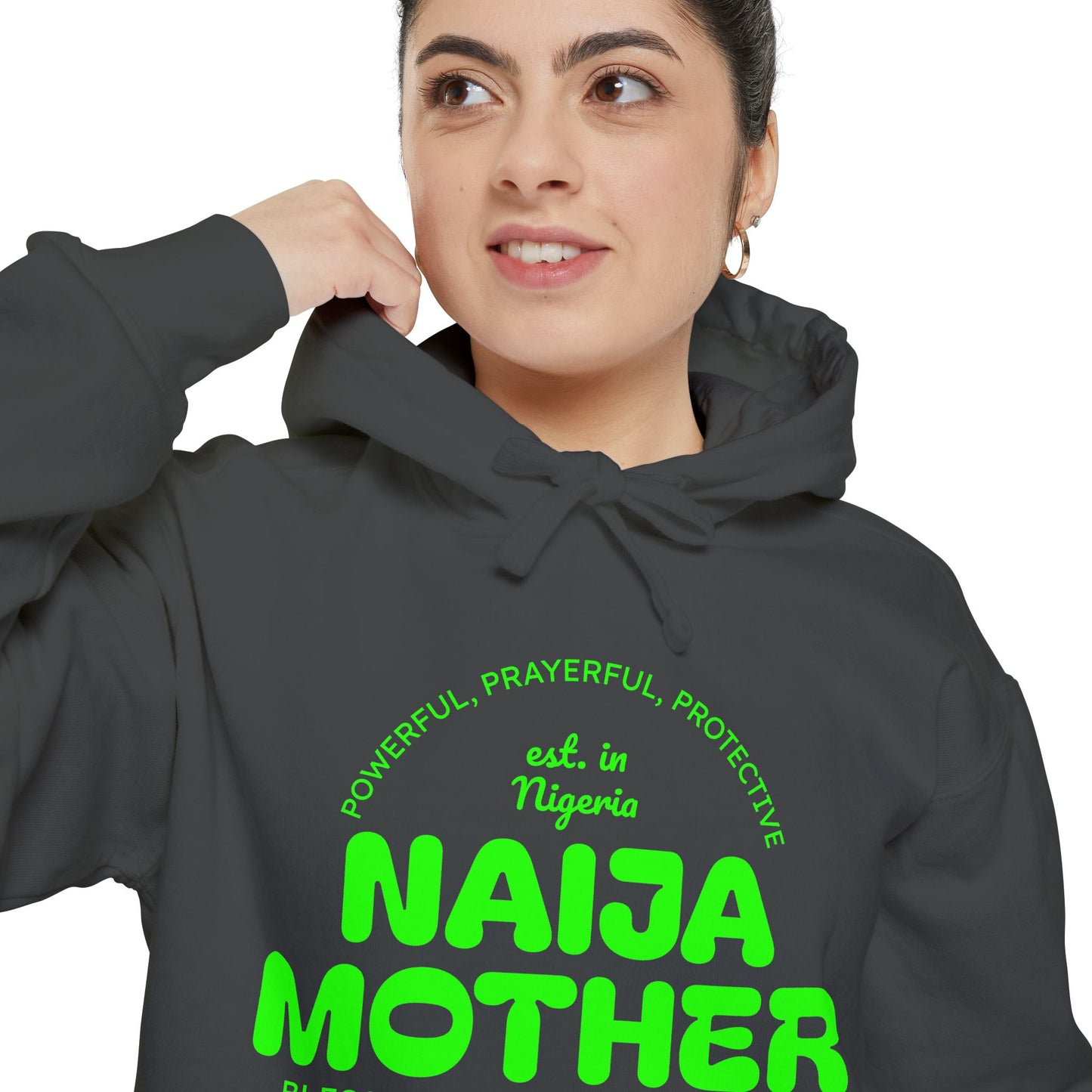 Naija Mother -Mothers Day Garment-Dyed Hoodie