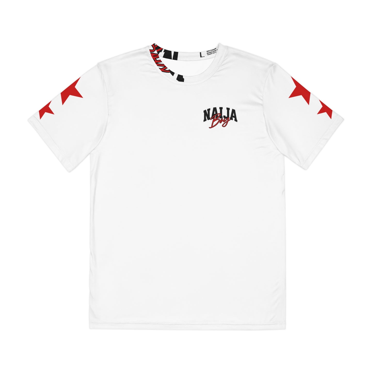 White Naija Boy Urban Streetwear Tee — White Polyester Graphic T-Shirt