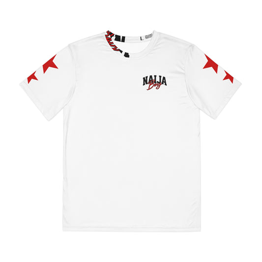 White Naija Boy Urban Streetwear Tee — White Polyester Graphic T-Shirt