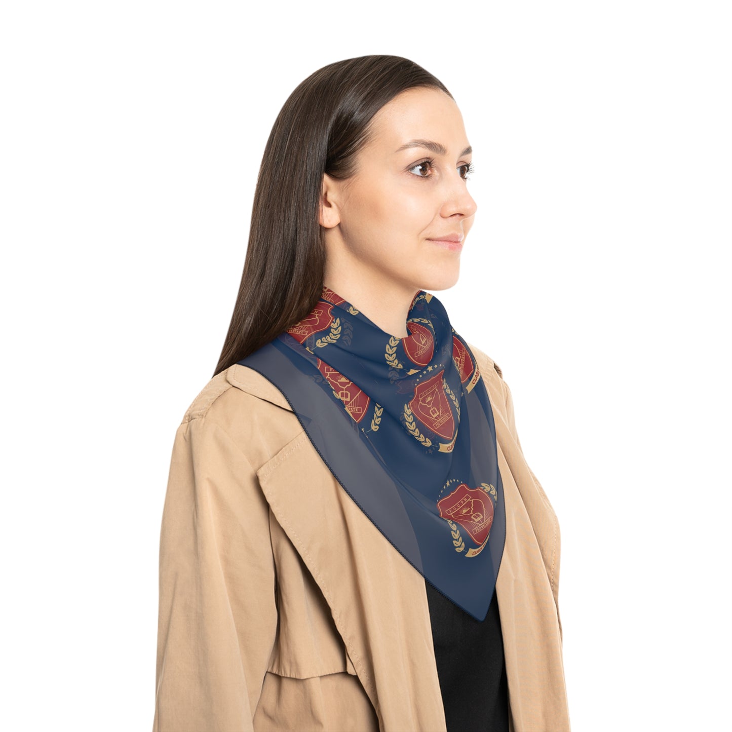 F.G.C PH Class '90 Crest Poly Scarf — Class Emblem Fashion Accessory